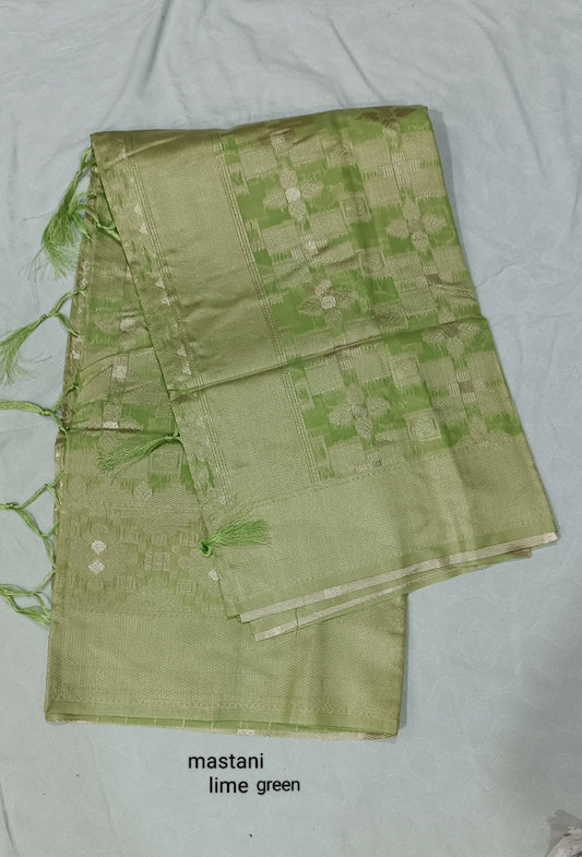 WOMENS ORGANZA COTTON SAREES